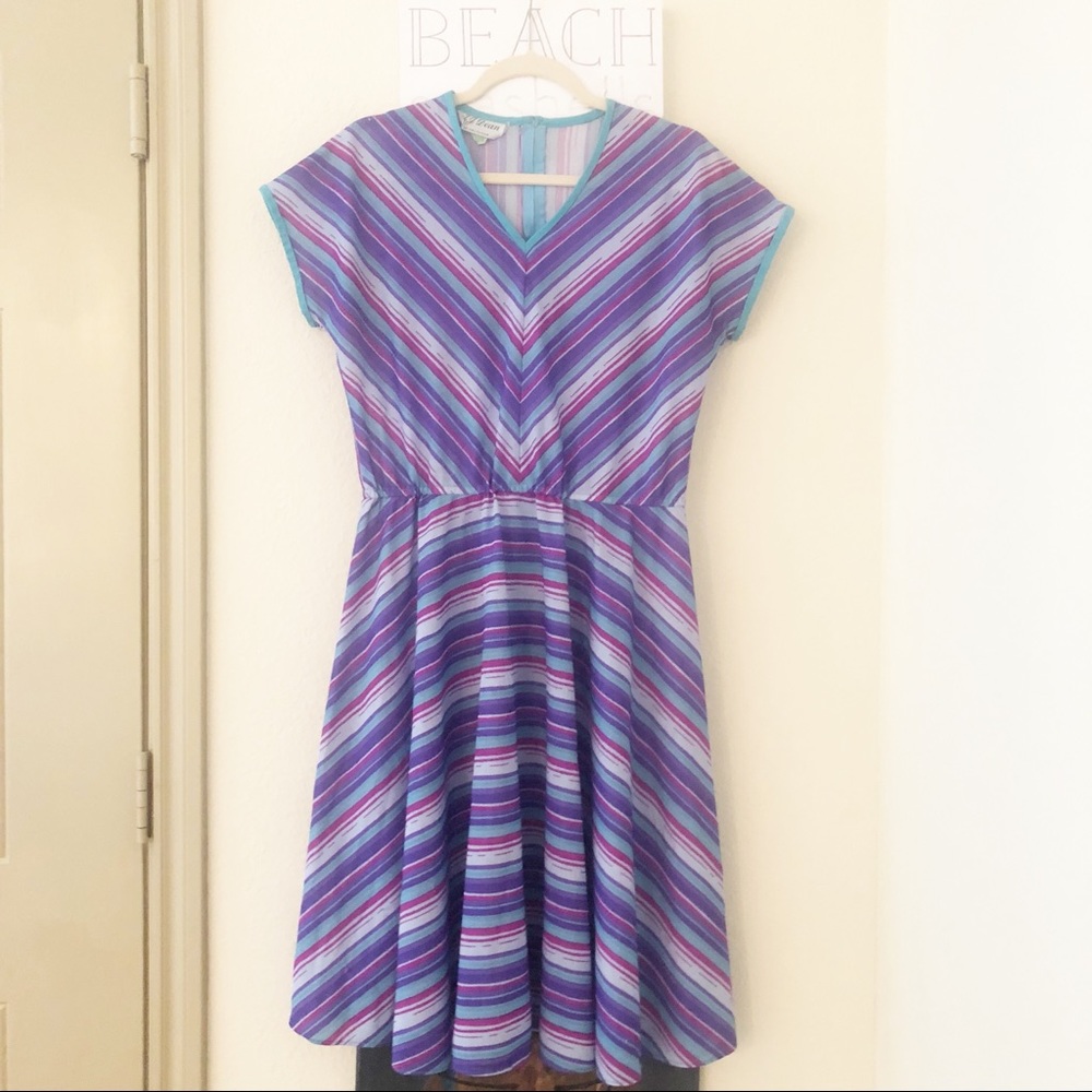 Vintage striped Dress 1950/60’s